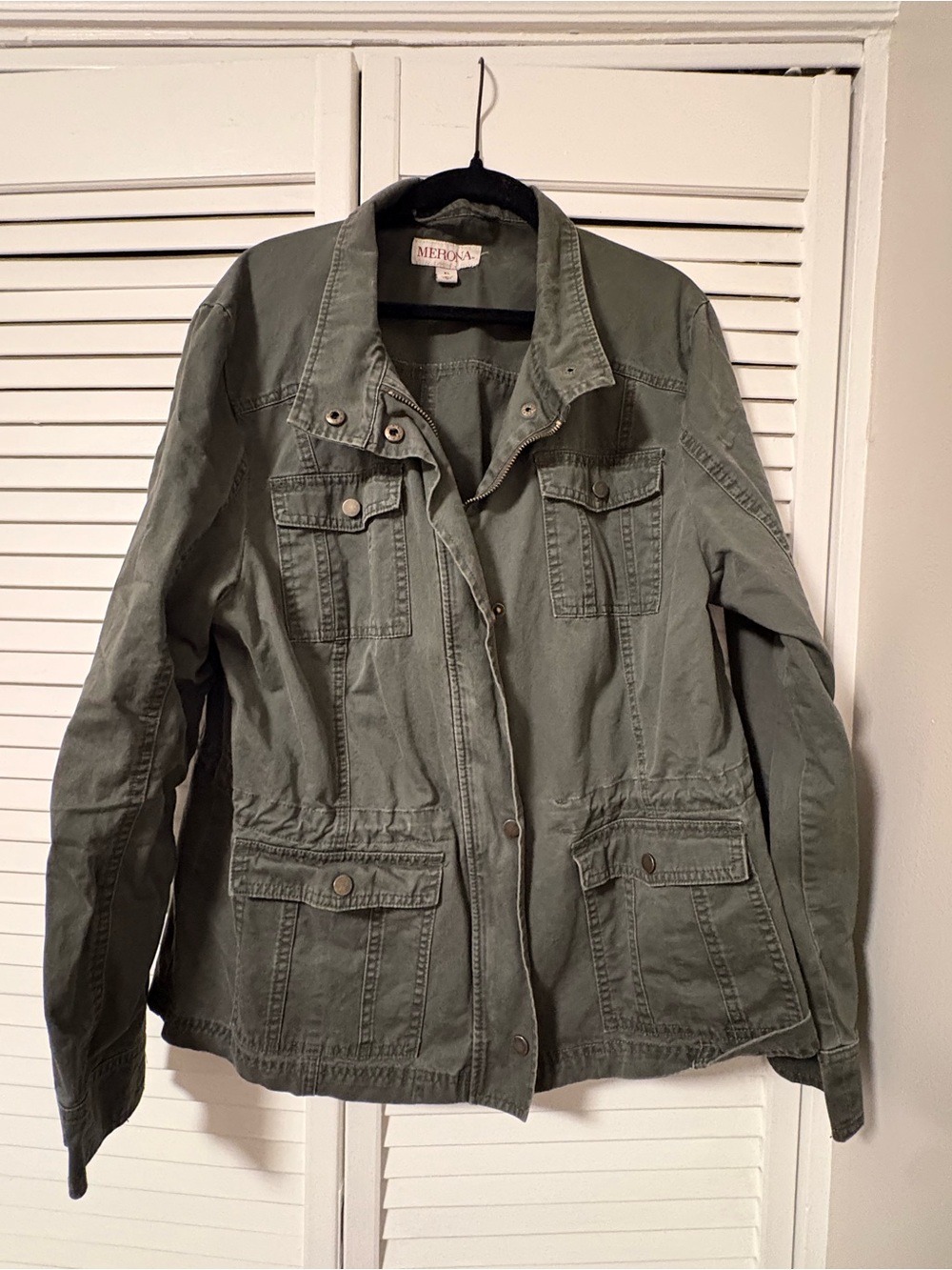 Merona Olive Green Utility Field Jacket